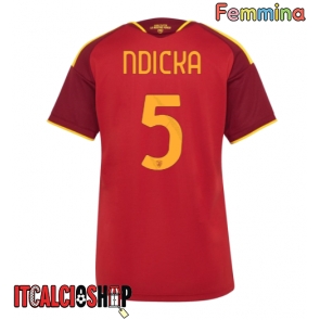 AS Roma Evan Ndicka #5 Prima Maglia Femmina 2026-27 Manica Corta AS Roma Evan Ndicka #5 Prima Maglia Femmina 2026-27 Manica Corta